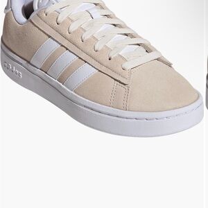 Adidas Classic Beige and White Shoes